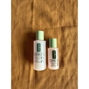 Clinique Clarifying‎ Lotion 2 & 3 Travel Size Duo Bundle Skincare